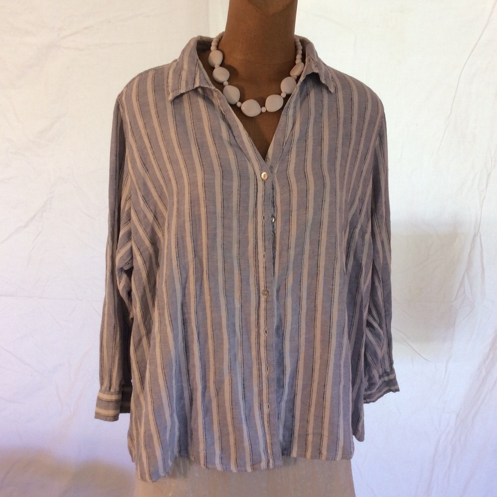 NICOLE MILLER Women’s Button Down Size 2X